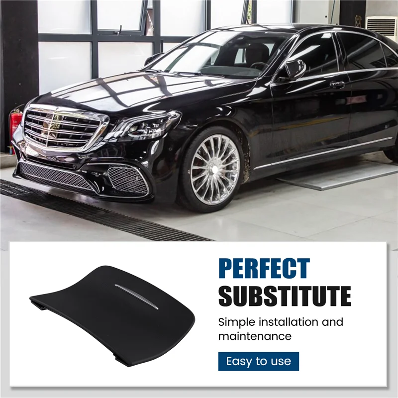 Car Rear Armrest Ashtray Trim Plate Storage Box Cover A22268023079 For S-Class W222 S300 S320 S350 S450