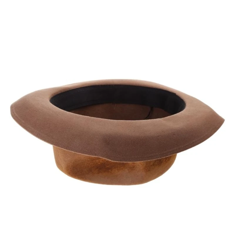 Шляпа Трилби в британском стиле для осенне-зимнего фестиваля джентльменов с плоским цилиндром