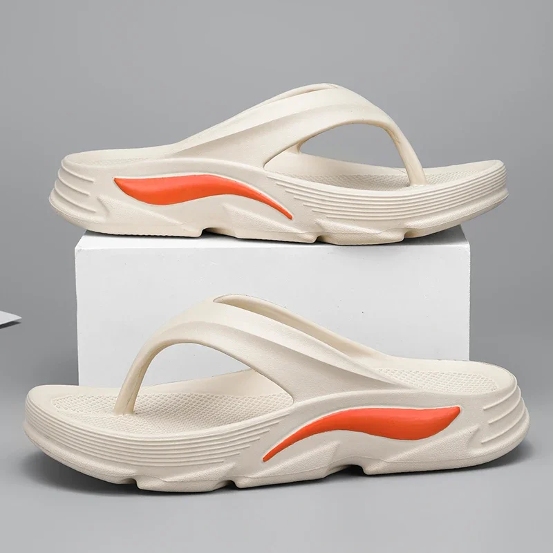 

Men's Flip Flops Outdoor Indoor Slippers Soft Sole Slides Comfortable Men Beach Sandals Non-slip Home Women Slippers Flip Flops