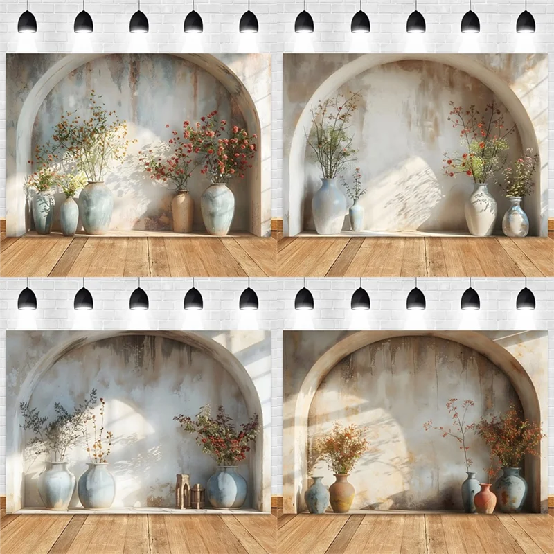 الإلكترونية 210X150cm التصوير خلفية النسيج بسيط النبات قوس استوديو جو داخلي التصوير خلفية النسيج