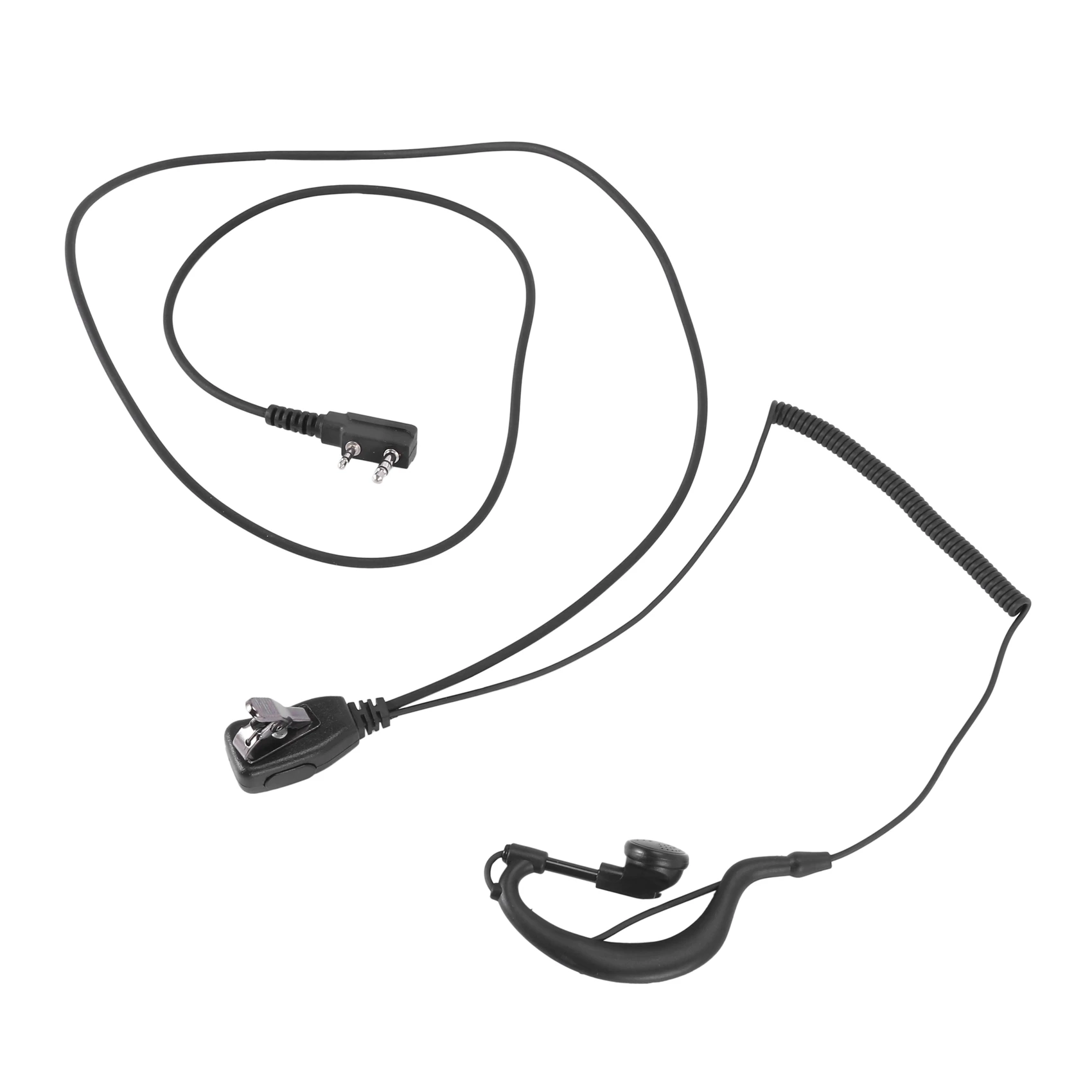 سماعة أذن 2pin على شكل g ، ميكروفون ptt ، سماعة رأس للراديو