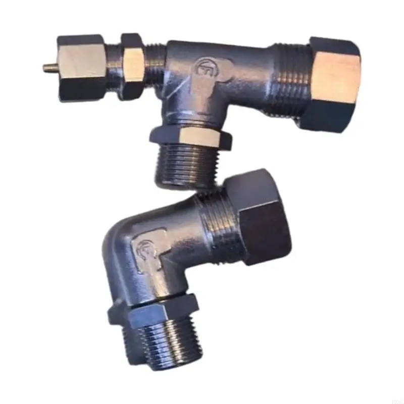 Boiler Water Level Gauge Glass Tube Assembly Boiler Gauge Glass Adapter Copper 3/8inch Water Gauge Fitting Enduring HX6C