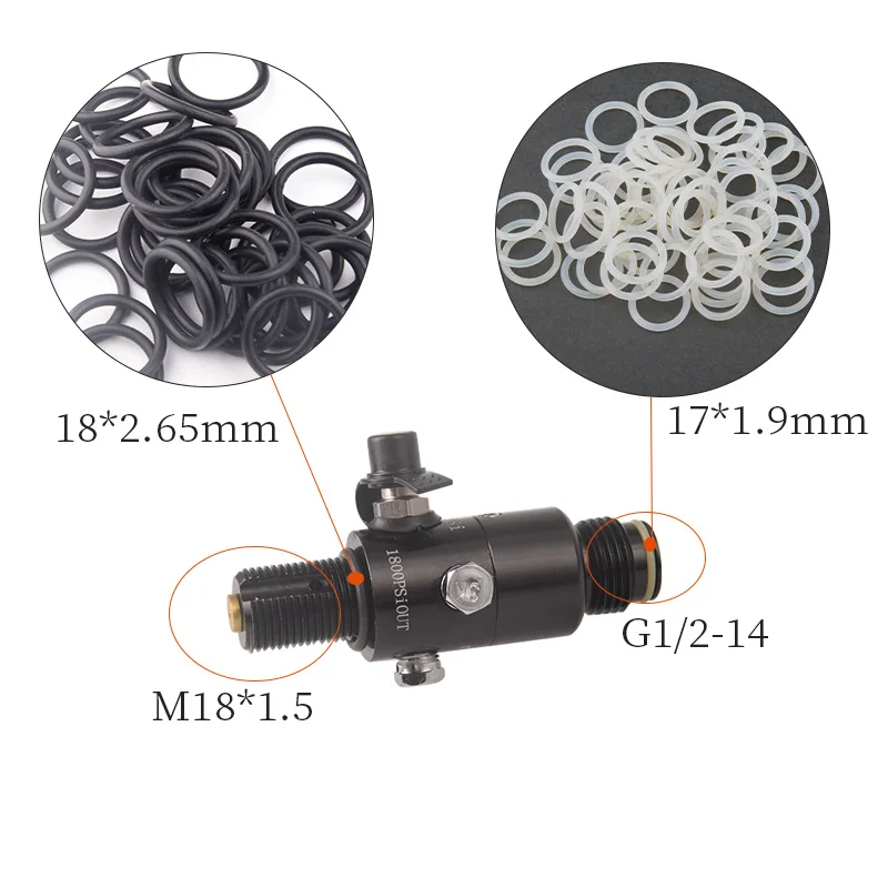 PCP Paintball Gaskets Pakkingen Guarnizioni O Ring Oring Joint Torique Silicone Toricas De Goma Plomberie Rubber Rings Grommet