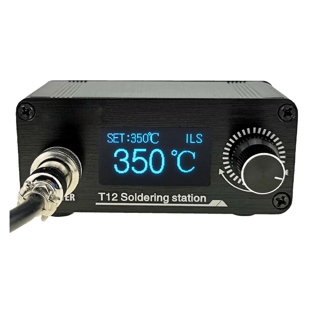 

T12 Mini Solder Station Russian System Electric Iron Soldering Stand Portable Weld Station Phone Repair Temperature Controller