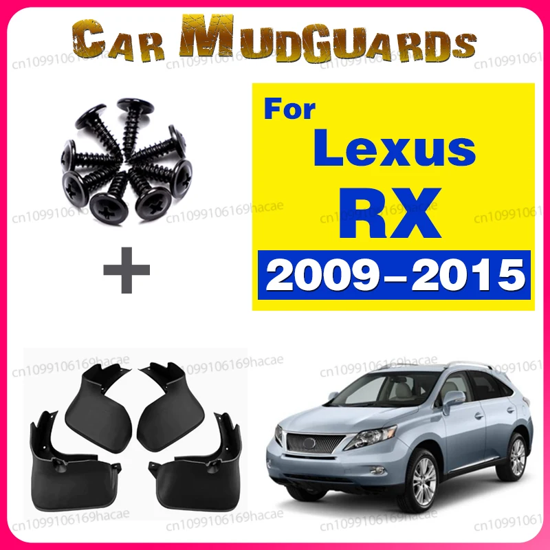 

Car Mud Flaps For LEXUS RX RX270 RX300 RX350 RX450H 2009-2015 Splash Guards Mudflaps Mudguards Accessories