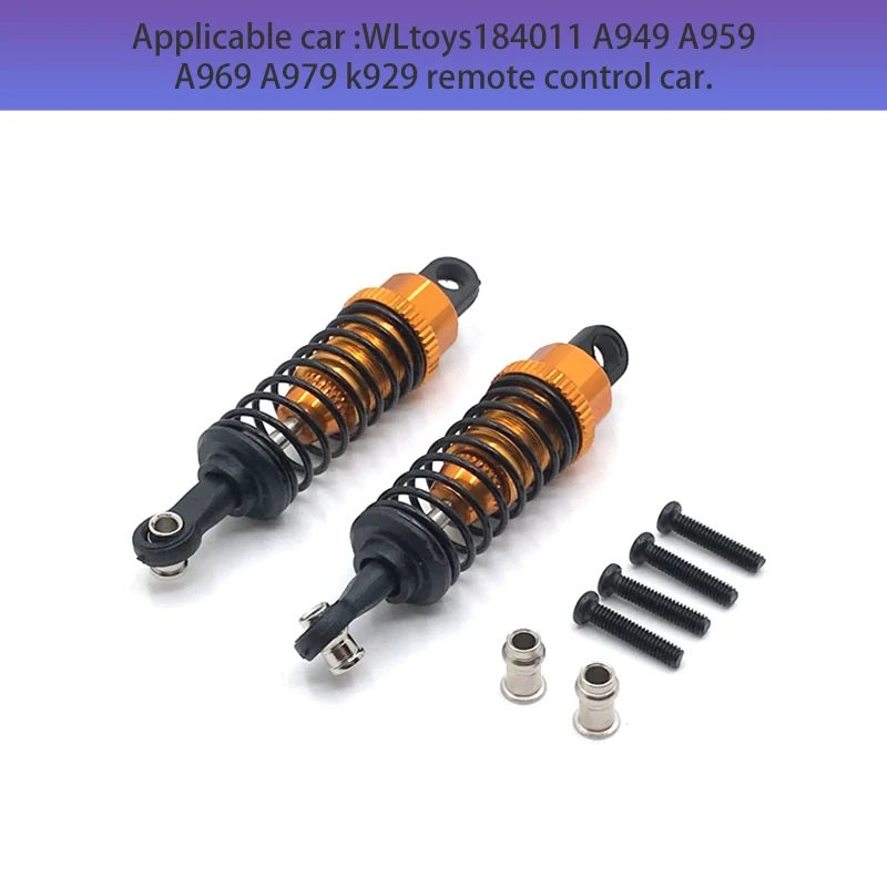 Controle remoto Car Shock Absorber, Primavera externa, Atualização, WLtoys184011, A949, A959, A969, A979, K929