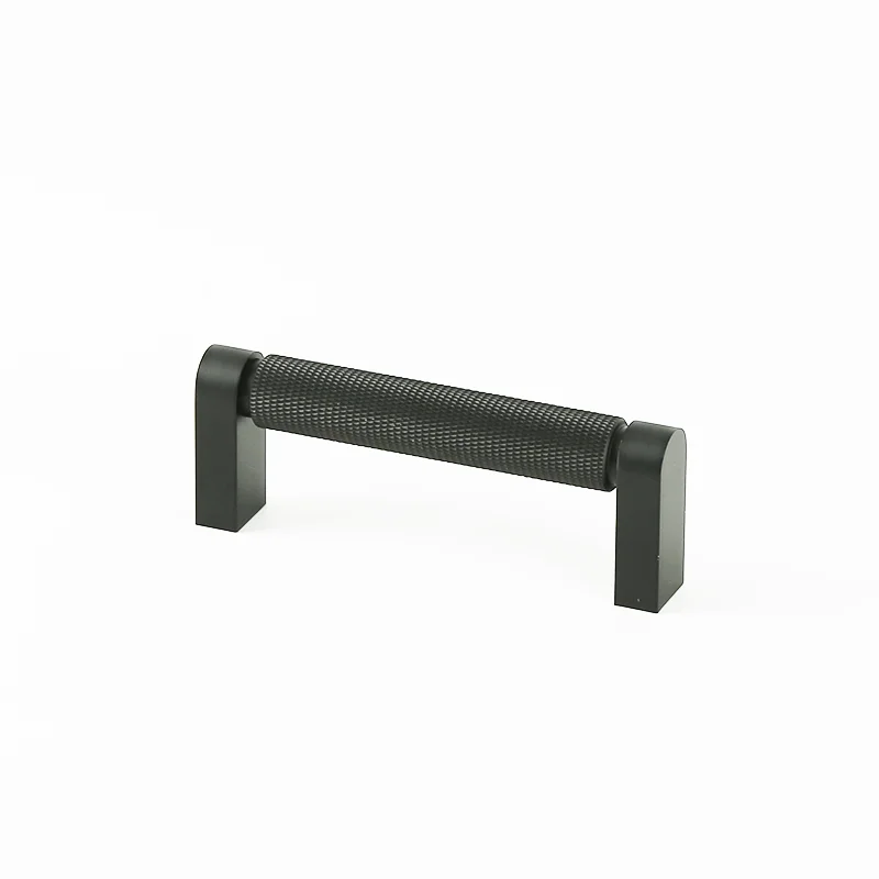 New Matte Black Stainless Steel Drawer Cabinet Door Handles Three Sizes Each Handle Comes with 4 Screws Suitable for Home DIY Re