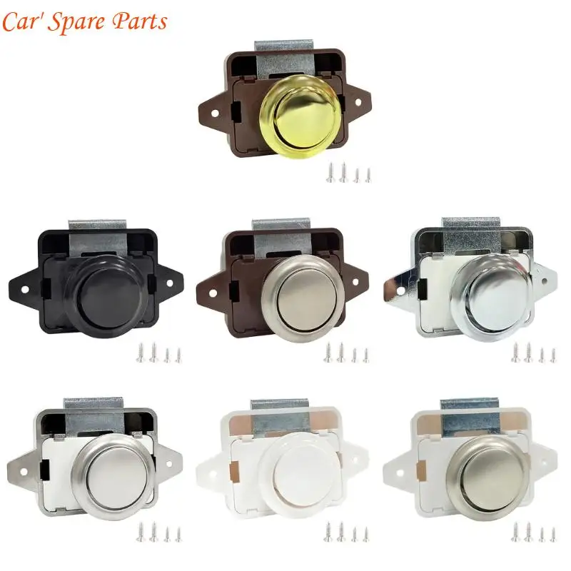 

Y4UA Кнопочный замок, мебельная фурнитура, кнопочные защелки, дверной замок без ключа для кемперов, мебель для дома на колесах,