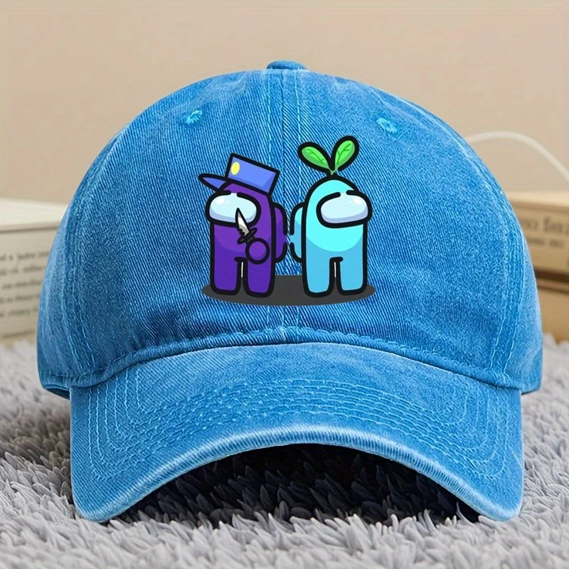 بيننا impooster قبعة بيسبول عصرية إلى الأمام قبعة بيسبول كلاسيكية للرجال والنساء متوافقة مع الصيد والسفر في الهواء الطلق