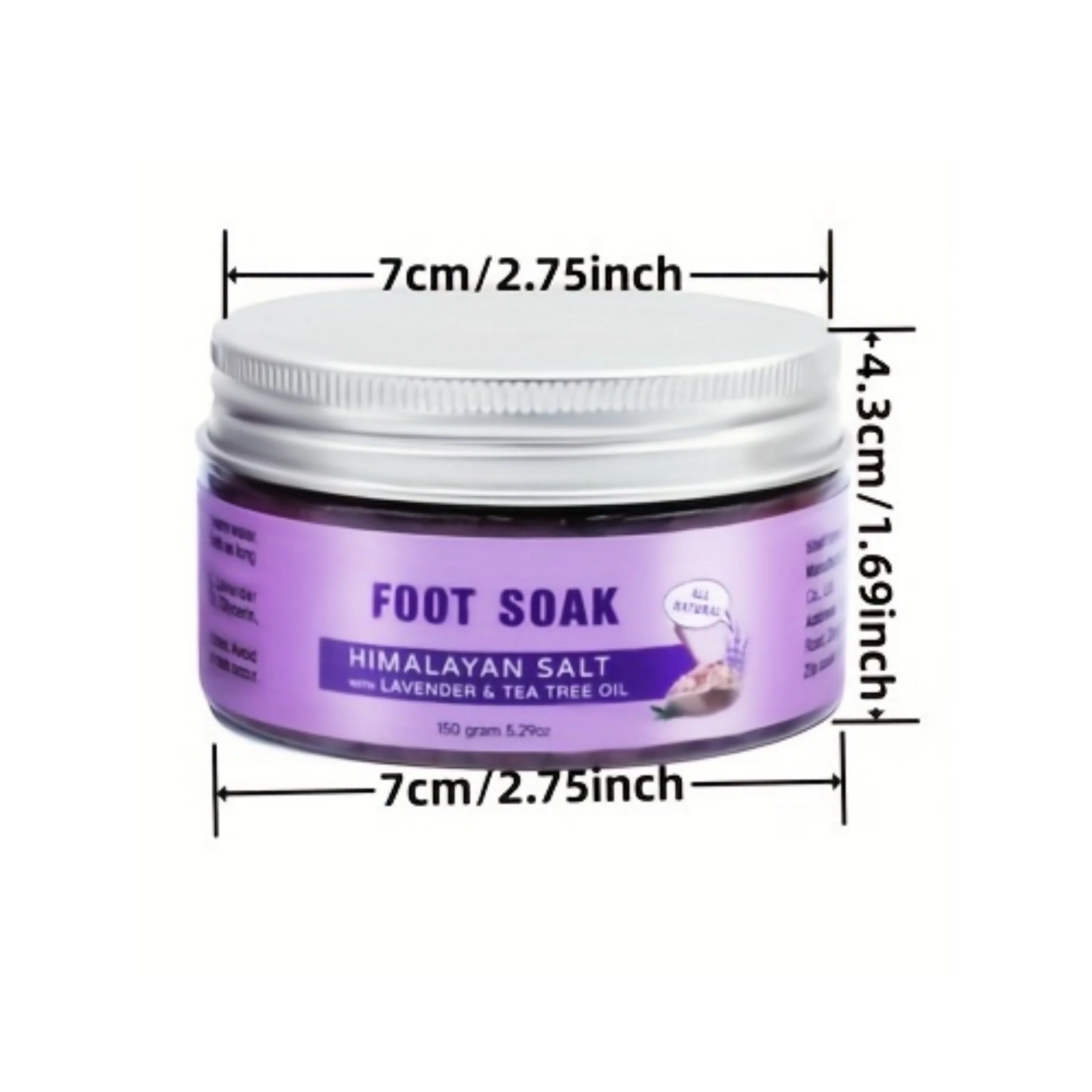 150g Himalayan Foot Bath Salts with Lavender Dried Flower, Remove Odor, Foot Bath Salt, Foot Bath Spa