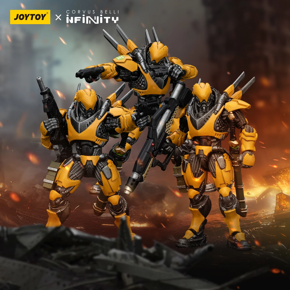 [W MAGAZYNIE] JOYTOY Infinity 1/18 Figurka Yu Jing Blue Wolf Korpus szturmowy Huolnvincibles Model