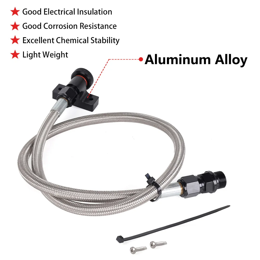 

For Ford F-150 22200 Transmission Dipstick Aluminium Locking 2010-2023 6R80 10R80 Replacement Part