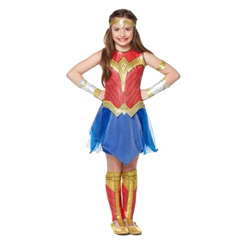 Новый детский костюм Deluxe Dawn Of Justice 2025 года, костюм волшебной женщины ★ ★ ★ ★