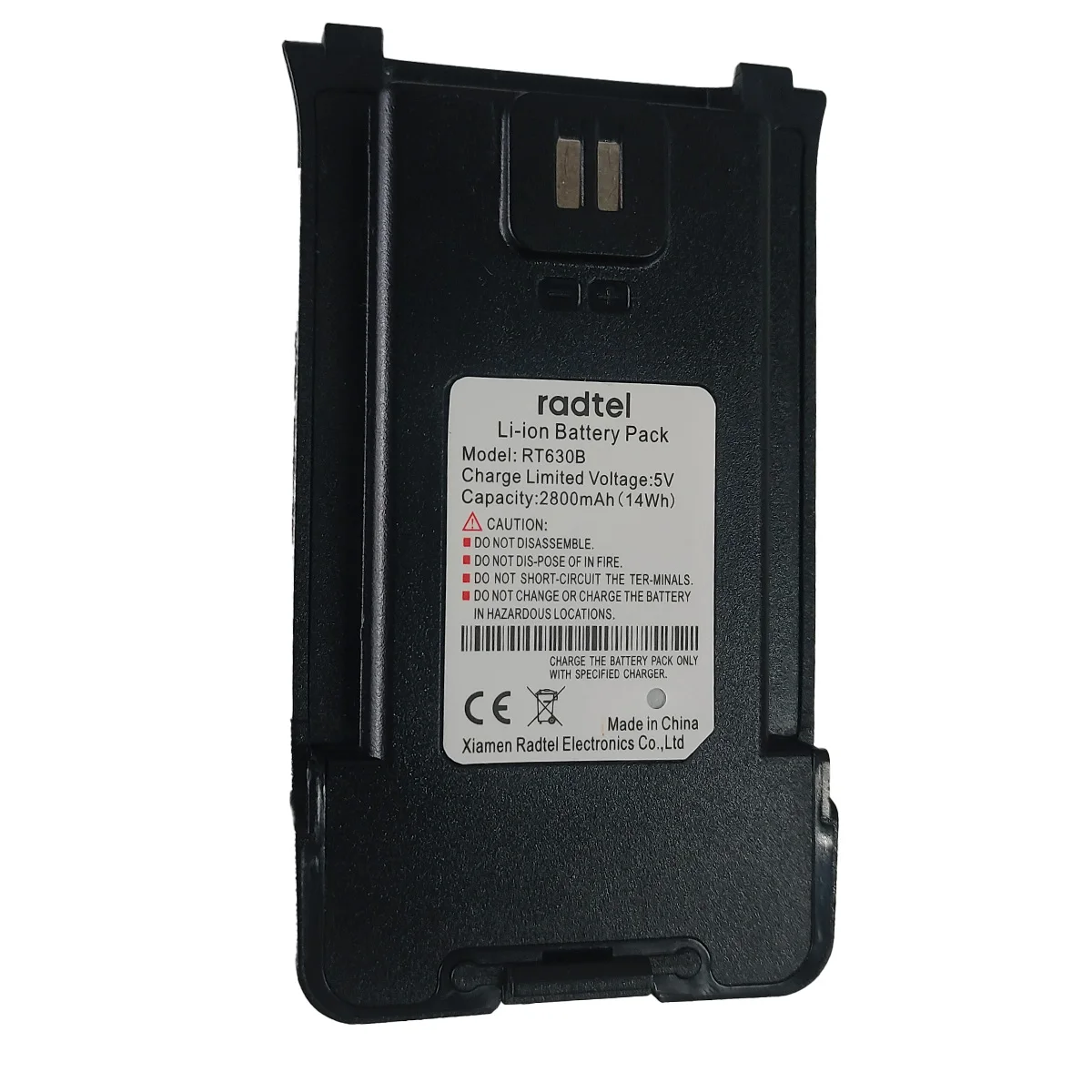 Radtel RT-630 RT-495 양방향 햄 라디오용 워키토키 리튬 이온 배터리 팩 2800mAh