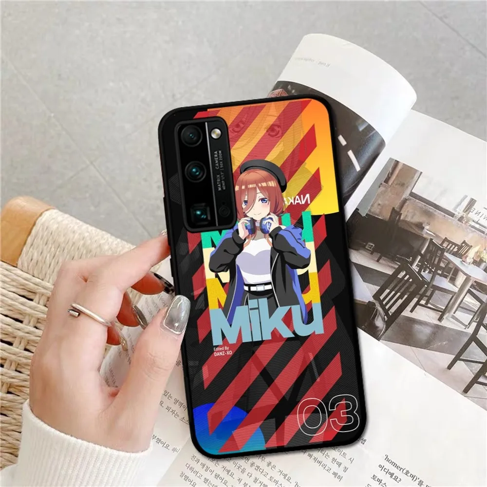 Nakano Miku Anime Phone Case For Huawei Honor 10 Lite 9 20 7A Pro 9X Pro 30 Pro 50 Pro 60 Pro 70 Pro Plus