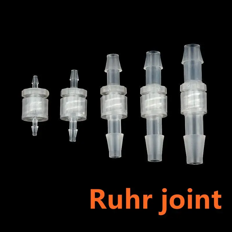 2~50PCS 1.6~6.4mm PP Ruhr Joint  Aquarium Tank Air Pump Adapter  Pagoda Plastic Direct Connectors Garden Irrigation Hose Joints