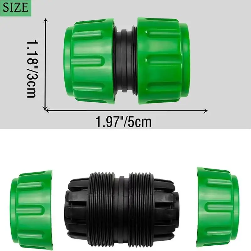 5 Pcs Hose Connector Quick Connect Kit Irrigation Repair Accessories Water Pipe Extension Garden Drip Irrigation Part