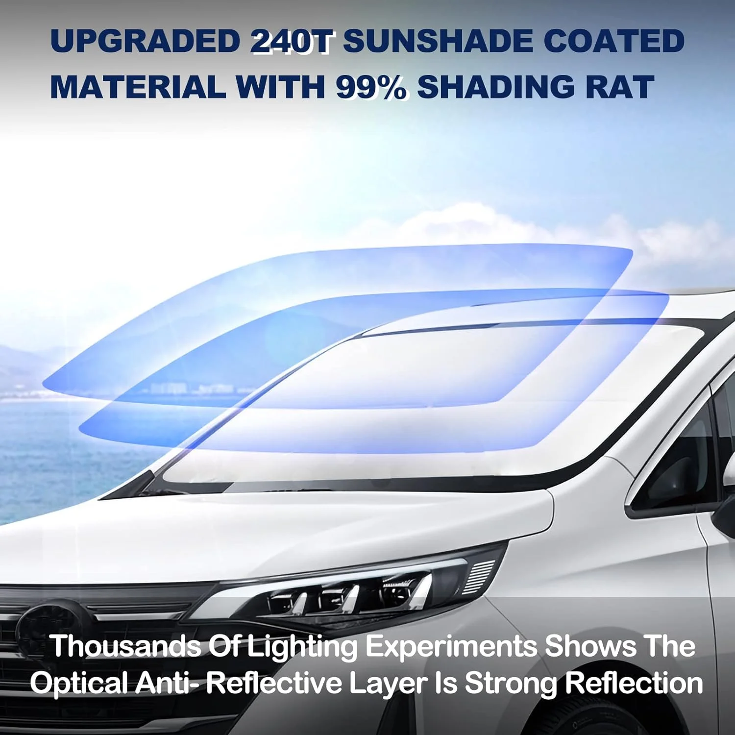 Auto Voorruit Zonnescherm Hoes Parasol Coche Voorruit Zonneklep Zonwering Zonnescherm Voor Toyota Rav4 2019 - 2024 Accessoires