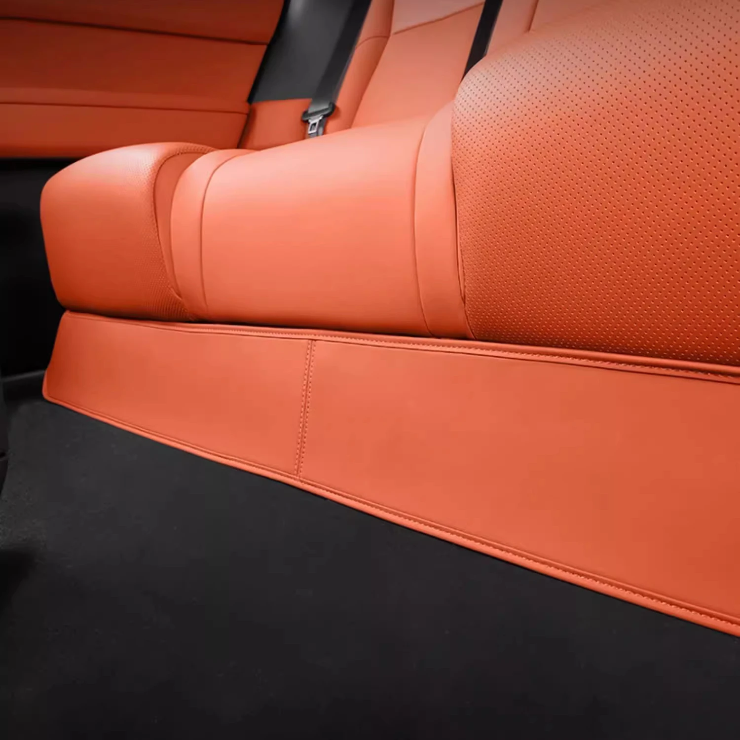 For Li L6 Lixiang Under Rear Seat Leather Kick Guard