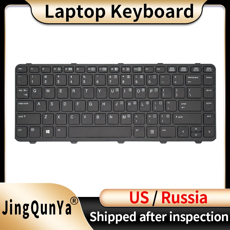 

US/RU/Russian Laptop Keyboard For HP ProBook 640 G1 645 G1 738688-001 736653-001 V139426BS1 738687 Replacement