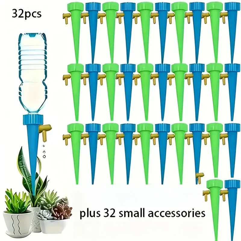 2026 Automatic Drip Irrigation System, Self Watering Spike For Flower Plant Greenhouse Garden, Adjustable Auto Water Dripper