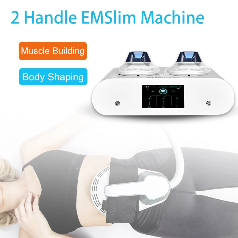 

Portable Slimming Mini hiemt RF Neo Sculpting Machine 2 Handles tesla emslim Fitness Muscle Stimulator Body Sculpting Machine