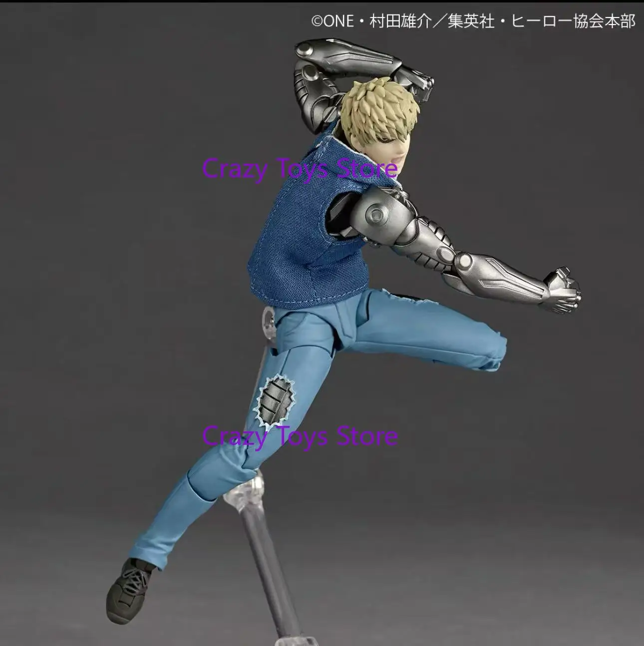 متوفر في المخزون الأصلي Kaiyodo Revoltech معجزة Genos Yamaguchi One لكمة رجل 16 سنتيمتر بولي كلوريد الفينيل أنيمي شخصية تحصيل لعبة هدية