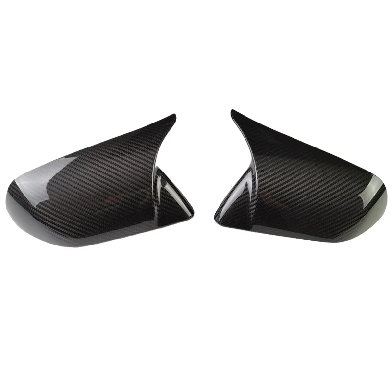 

STLFFor Fords for Mustang Accessories GT350 GT Coupe Exterior Auto Parts Carbon Fiber Horn Side Rearview Mirror Cap