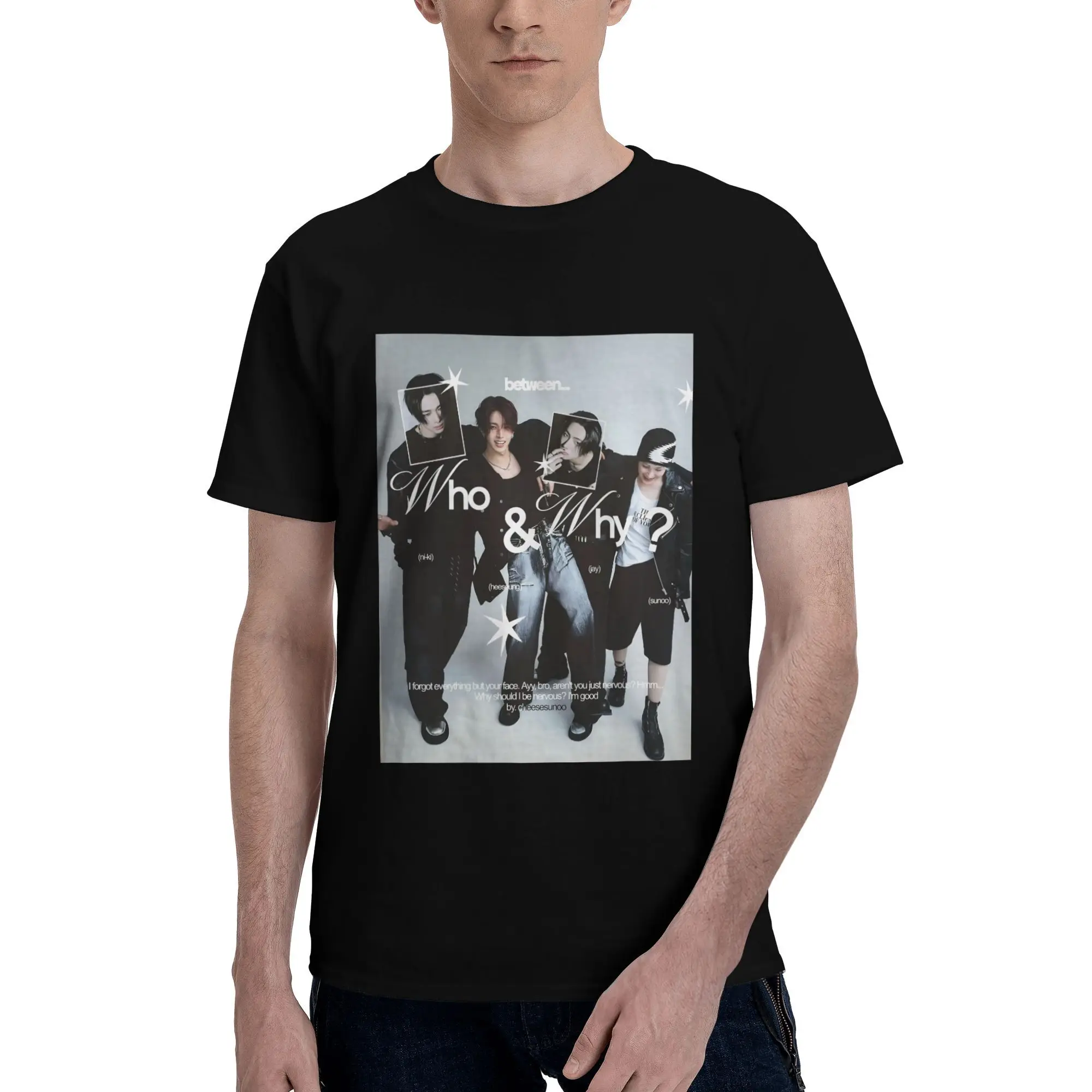 

ropa Oversized K-pop t shirt for man T-shirt Unisex fun y2k