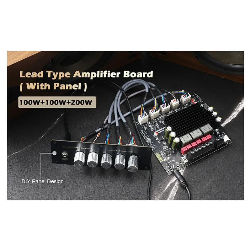 جديد S200HS-W بلوتوث 5.2 مضخم الصوت مضخم رقمي مجلس 2.1 قناة 100 واط + 100 واط + 200 واط الجهد واسعة 12-24 فولت ستيريو Hifi