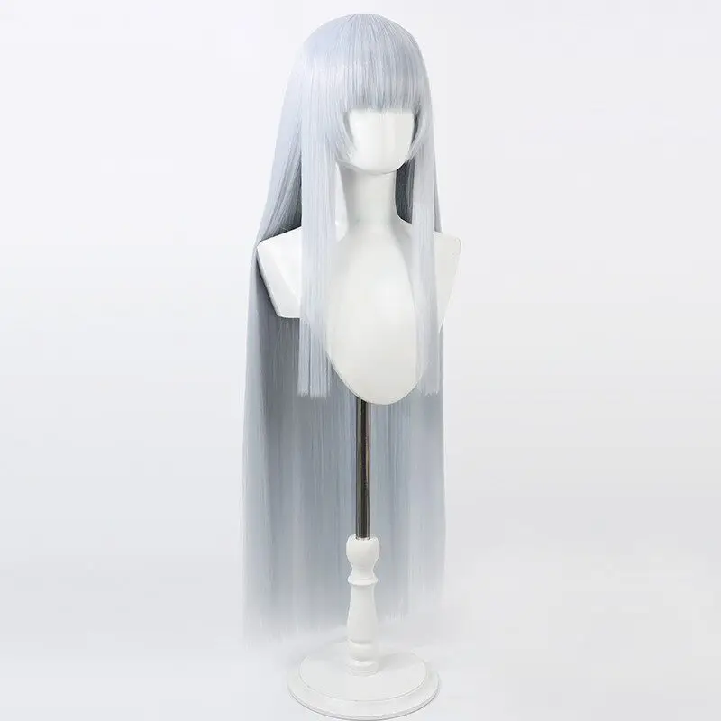 Juego azul archivo Ushio Noa Cosplay peluca azul claro largo recto Cosplay pelo para Comicon fiesta adultos mujeres hombres