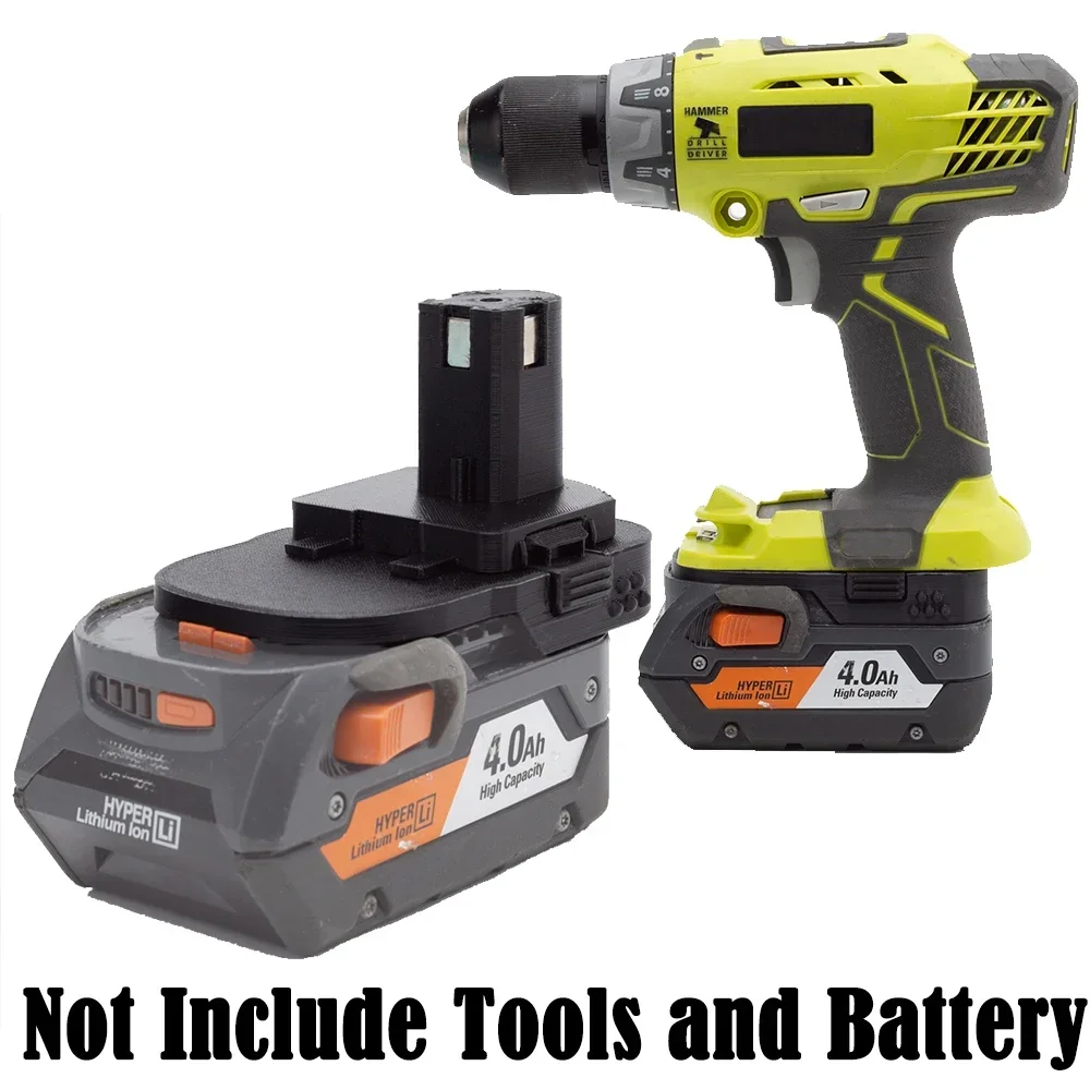 

For Ridgid 18V AEG Lithium Battery Adapter to for Ryobi ONE+ 18V Cordless Tools Accessories(Not include tools and battery)