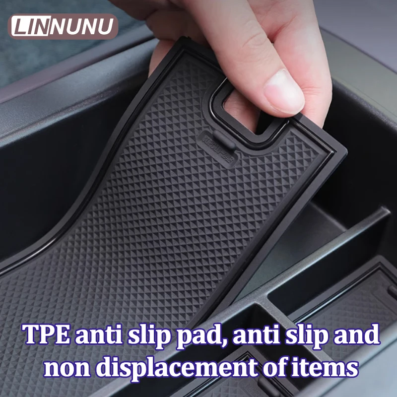 لينونو مناسب لـ 2024Leapmotor C10 إكسسوارات الفقرة السيارات التحكم المركزي مسند الذراع صندوق صندوق تخزين لوازم السيارات الداخلية مسند الذراع صندوق تخزين تنظيم لوازم السيارات وصندوق تخزين