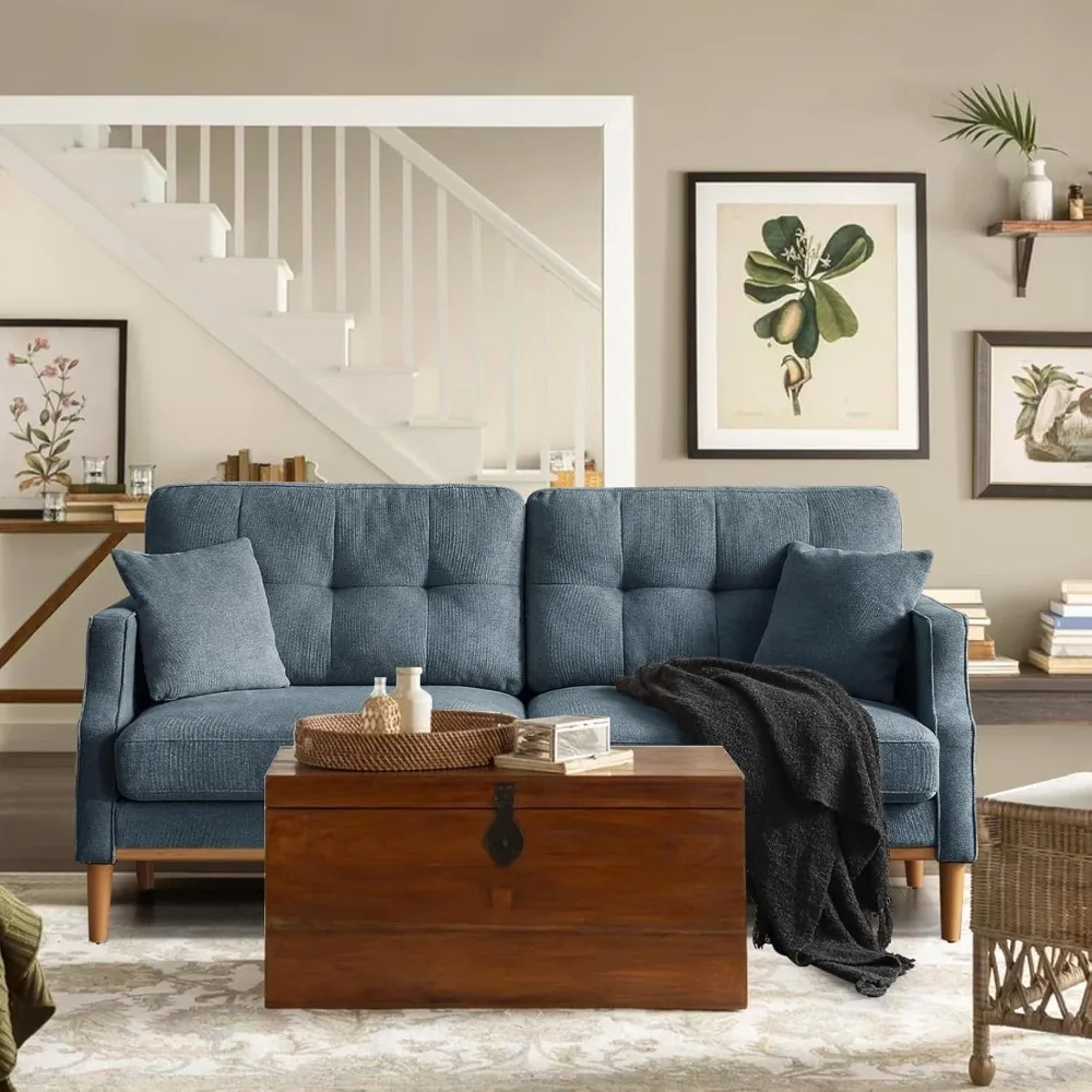 

70" Loveseat Sofa Modern Decor Comfy Love Seat Couches with USB Port and Pillow for Living Room, Bedroom, Apartment