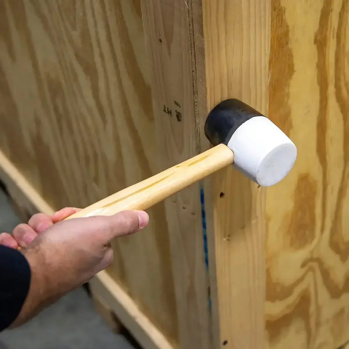 Mazo de goma de doble cabeza, martillo sin mareos