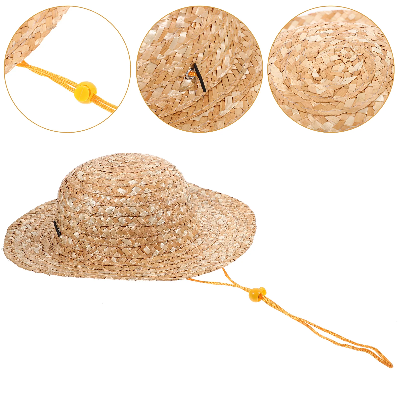 Kids Straw Hat Outdoor Weaving Beach Straw Hat Western Party Decoration Beach Hat Stylish Sun Hat kids straw caps