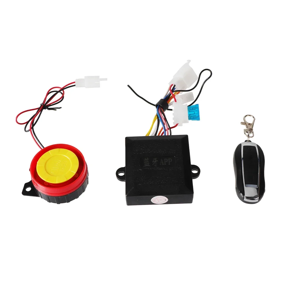 Motorcycle Modified Anti-Theft Alarm System Electric Vehicle Scooter Intelligent Remote Control Start and Alarm Interrupter