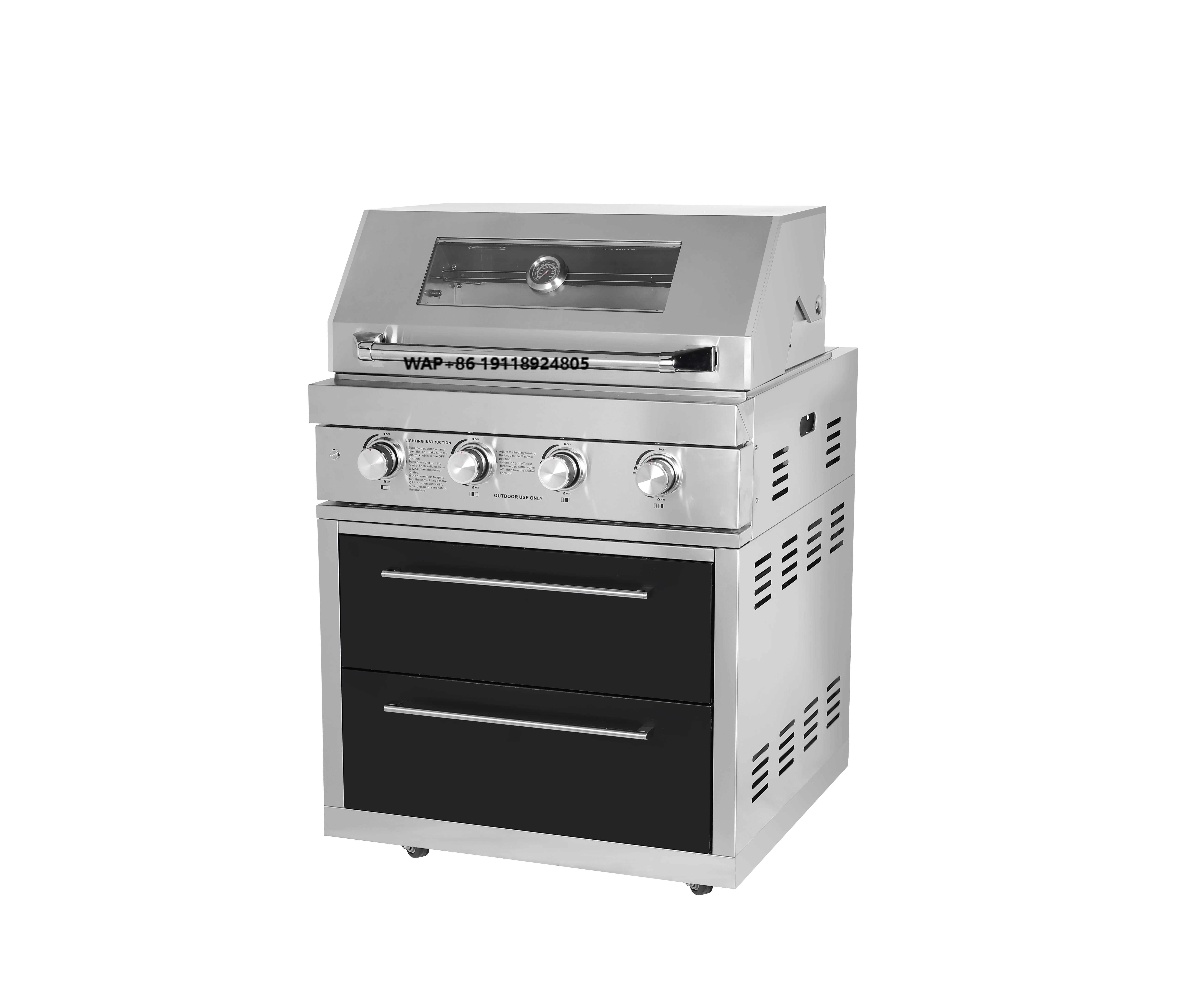 

4 Burner Stainless Steel Gas BBQ