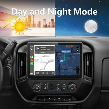 Junsun 無線 CarPlay 適用於 2014-2018 年雪佛蘭 Silverado 和 GMC Sierra 車用收音機/立體聲多媒體系統,支援 Android Auto。 12 最佳銷售 CarPlay Junsun - №9
