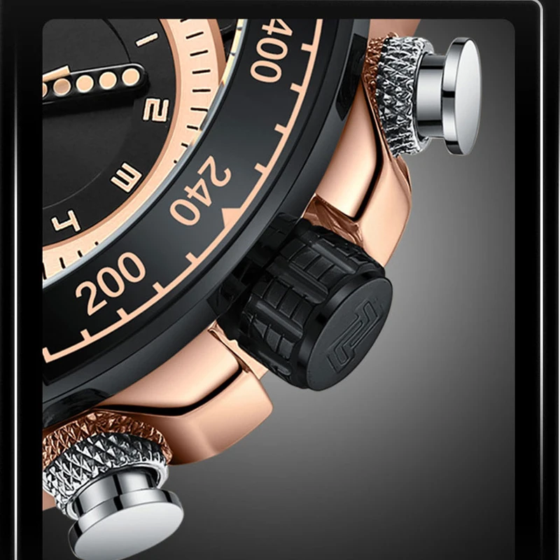 Naviforce-Montre-bracelet étanche pour homme, chronographe multifonctionnel, affichage du jour et de la date, marque supérieure, mode sportive originale