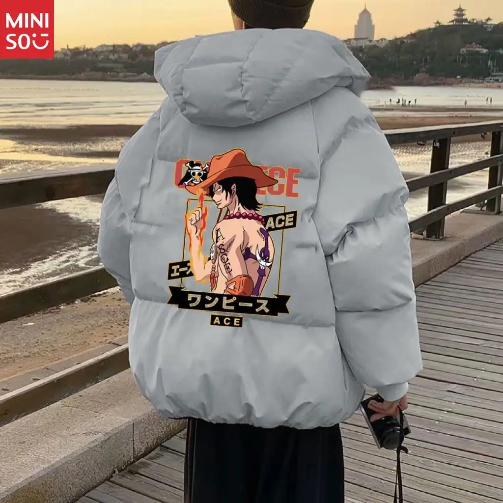 قطعة واحدة مقنعين سترة قطن الرجال الشتاء سميكة العصرية الملابس المبطنة بالقطن النسخة الكورية العصرية سترة مبطنة بالقطن #1