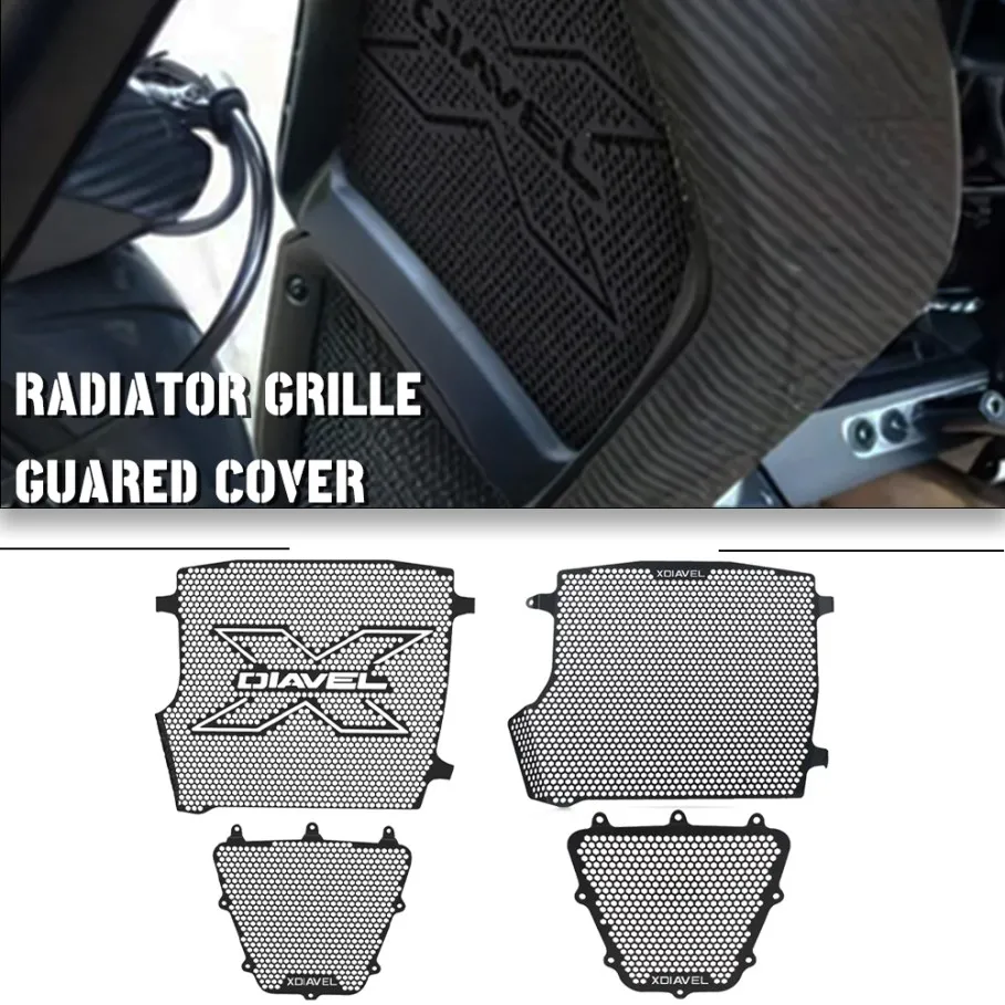 

Защита радиатора мотоцикла, решетка, крышка масляного радиатора для Ducati XDiavel S XDiavelS 2016-2021 2022 2023 2024