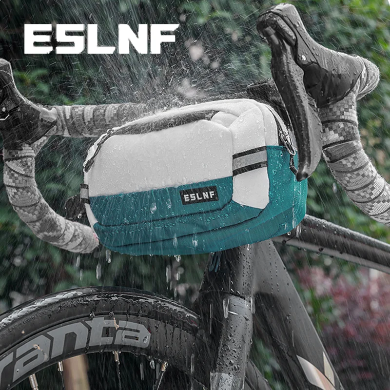 

ESLNF Bike Front Bag Multifunctional Nylon Waterproof Bicycle Bag Mountain Outdoor wear-resistant Handlebar Bag Bike Accessory