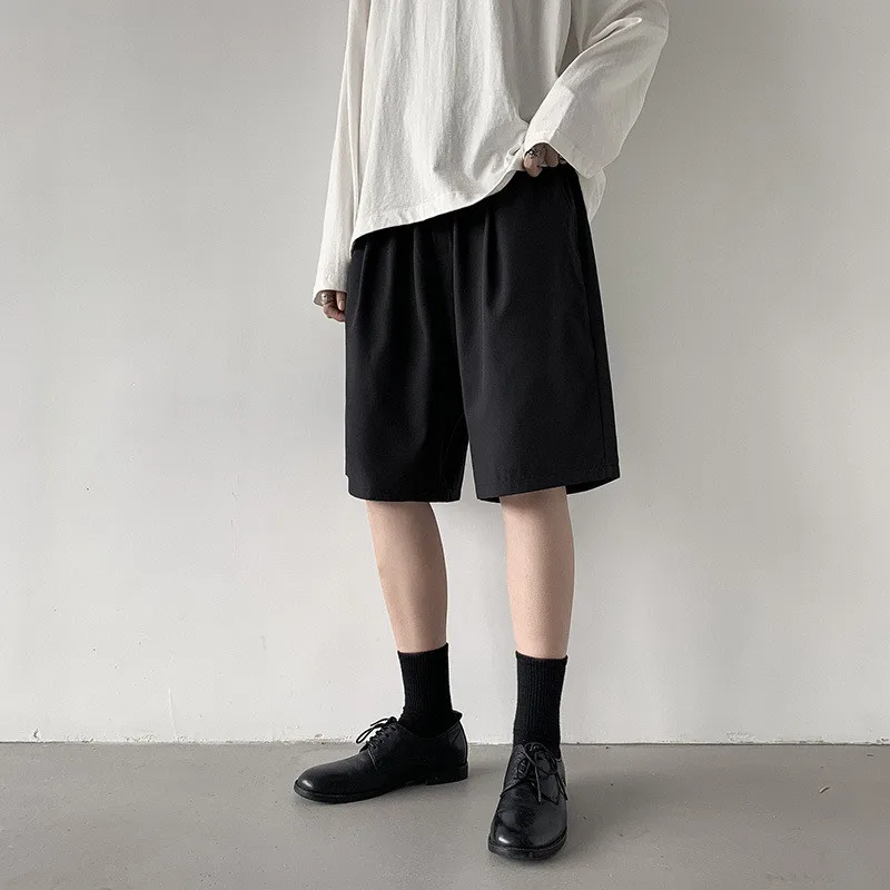 

Ice Silk Qui Dry Summer Thin Casual Loose Men's Sports orts Low Waist Straight Leg Faionable Urban Sle Eighteen orts