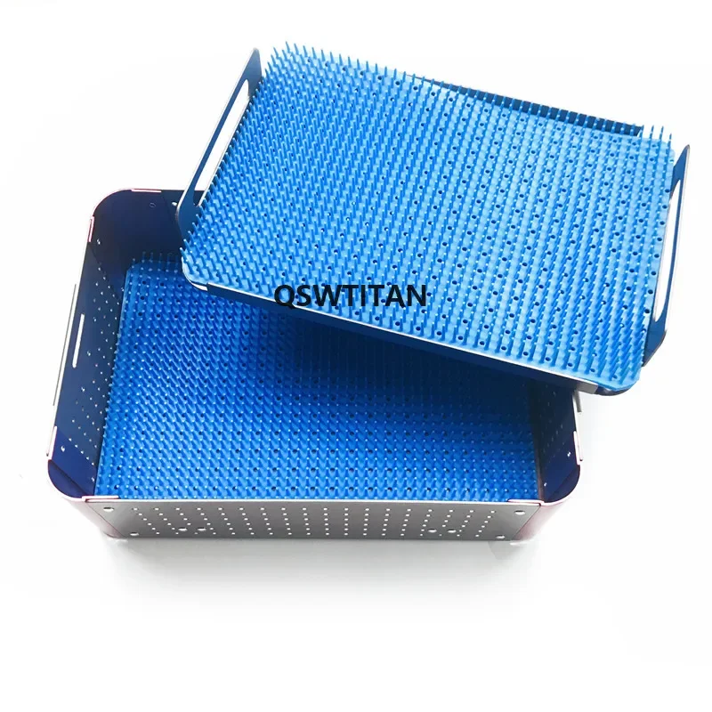 Sterilization Box Aluminium Alloy Disinfection Box Tray Case Double layer Orthopedic Surgical Instrument