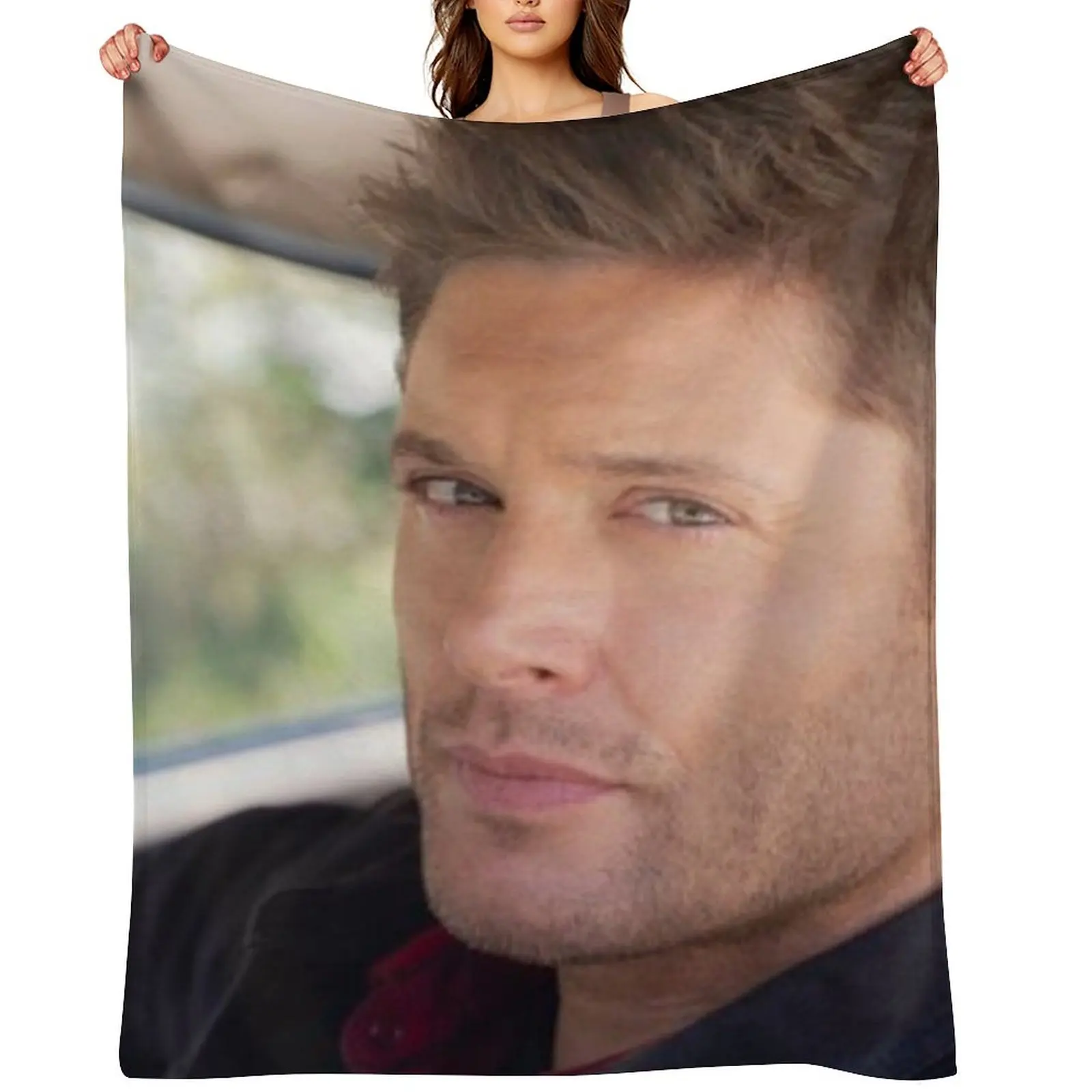 

Supernatural Dean Winchester Jensen Ackles Throw Blanket Luxury St Tourist Flannel Fabric Retros Blankets