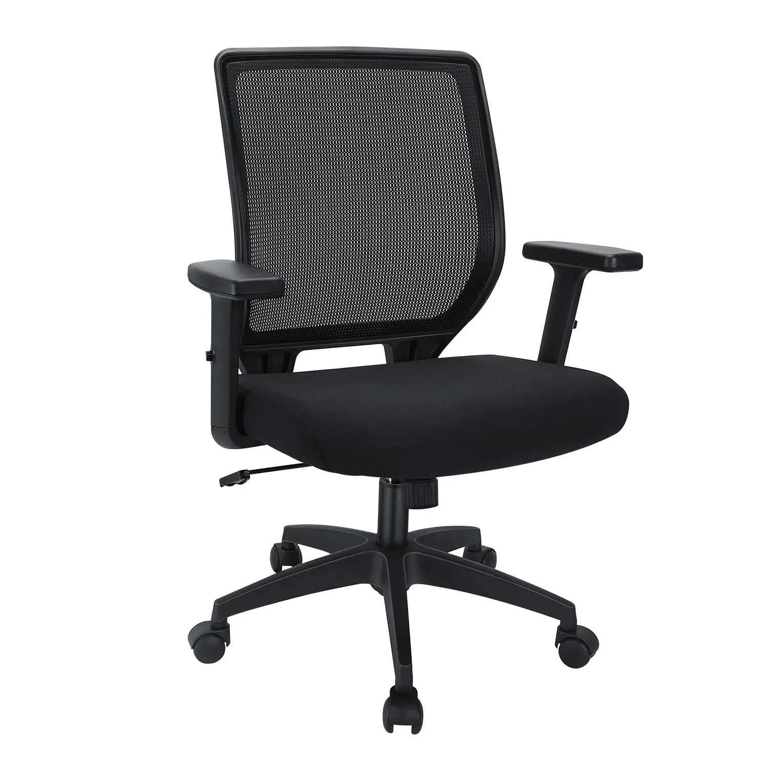 

Office Chair,Ergonomic Mid-Back Mesh Rolling Work Swivel Desk Chairs with Wheels,Comfortable Lumbar Support,Black
