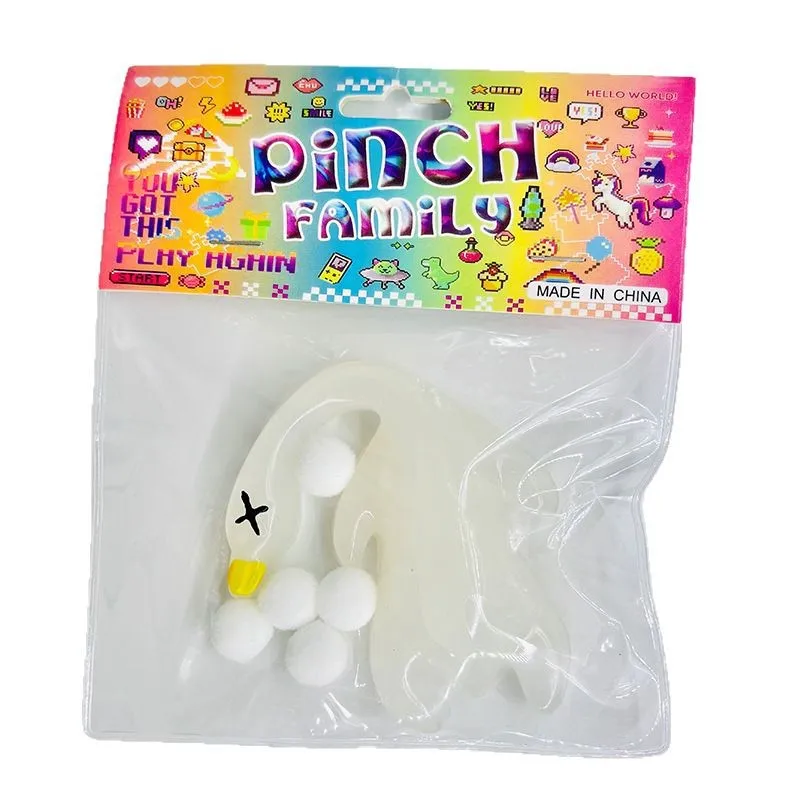 UV 変色ローストダックフワフワストレスリリーフフィジェットおもちゃピンチおもちゃ UV 変色 TPR スクイーズおもちゃドロップシッピング