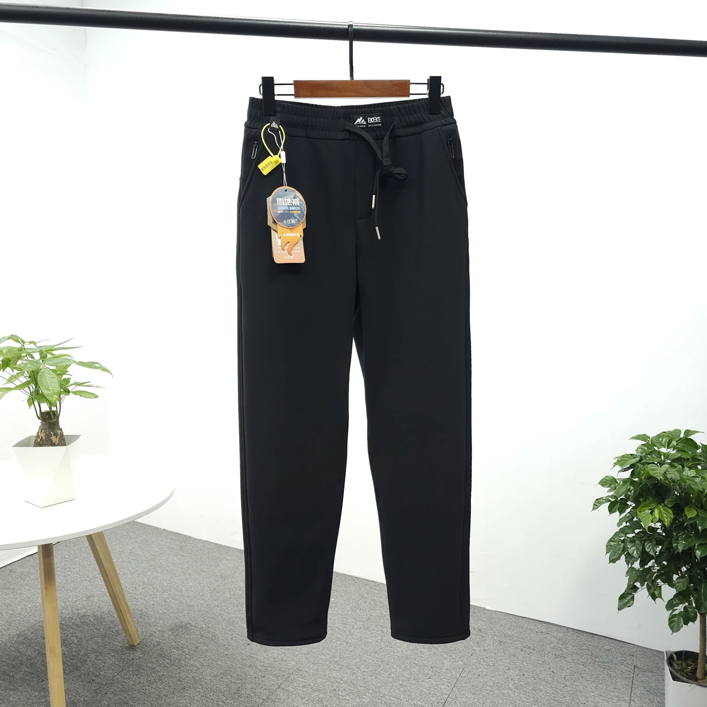 

Мужские повседневные брюки Thiened Fce с прямым кроем, ветрозащитные, водонепроницаемые, теплые, зимние, эластичные, для отдыха