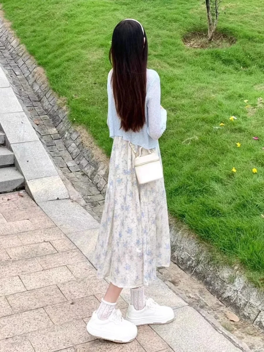 Suéter de punto fino de seda helada para mujer, cárdigan de punto con protección solar, ropa de abrigo con correa, ceco, c...